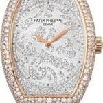 Patek Philippe Gondolo Ladies Guilloched Rose Gold Diamond Pave | 7099R-001