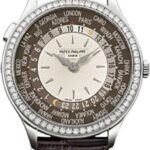 Patek Philippe Complications Ladies World Time White Gold Brown Dial | 7130G-010