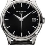 Patek Philippe Calatrava Date Sweep Seconds White Gold Black Dial | 5227G-010