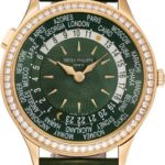Patek Philippe Complications World Time Rose Gold Olive Green Dial | 7130R-014