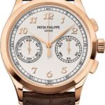 Patek Philippe Complications 39.4mm Silver Opaline Arabic Rose Gold Leather – 5170R-001