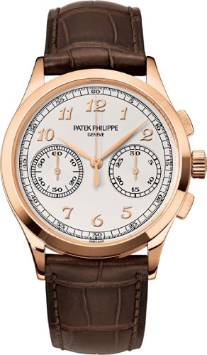 Patek Philippe Complications 39.4mm Silver Opaline Arabic Rose Gold Leather – 5170R-001