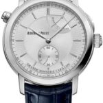 Audemars Piguet Jules Audemars Grande Sonnerie Carillon Silver Guilloche Index Platinum Leather 39mm | 26344PT.OO.D028CR.01