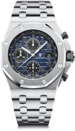 Audemars Piguet Royal Oak Offshore 42mm Selfwinding Chronograph Platinum Blue – 26470PT.OO.1000PT.02