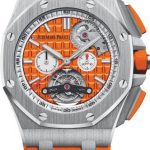 Audemars Piguet Royal Oak Offshore Tourbillon Chronograph Selfwinding Green Index Stainless Steel Rubber 44mm | 26540ST.OO.A038CA.01