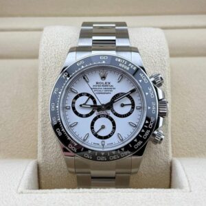 Rolex Daytona “Panda” 40mm – Stainless Steel, White Dial