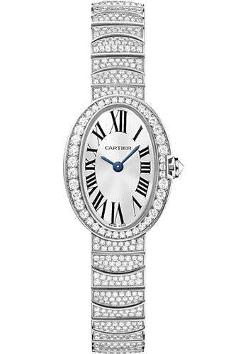 Cartier Baignoire Watch – Mini White Gold Diamond Case – Diamond Bracelet – HPI00327