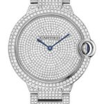 Cartier Ballon Bleu de Cartier Watch – Large White Gold Diamond Case – Diamond Paved Dial – Diamond Bracelet – HPI00582
