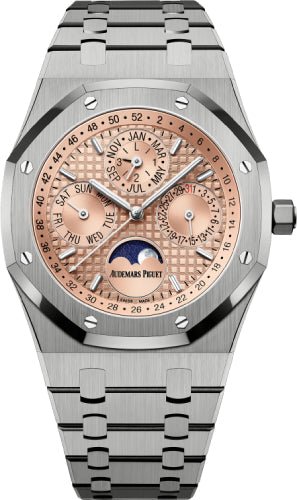 Audemars Piguet Royal Oak Perpetual Calendar Titanium “Salmon” Dial 41mm | 26615TI.OO.1220TI.01