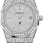 Audemars Piguet Royal Oak “Jumbo” Extra-Thin 39mm White Gold Diamond Pave | 15202BC.ZZ.1241BC.01