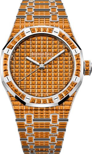 Audemars Piguet Royal Oak Selfwinding Orange Spessartite 41mm “50th Anniversary” White Gold Orange Dial | 15514BC.SE.1284BC.01