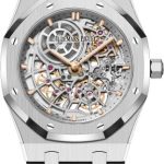 Audemars Piguet Royal Oak Jumbo Extra-Thin Openworked “50th Anniversary” Stainless Steel 39mm Blue Dial | 16204ST.OO.1240ST.01
