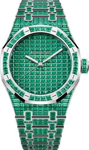 Audemars Piguet Royal Oak Selfwinding Emerald “50th Anniversary” White Gold Green Dial 41mm | 15514BC.EE.1284BC.01