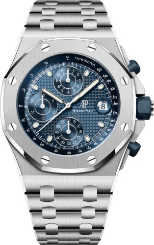 Audemars Piguet Royal Oak Offshore Selfwinding Chronograph “The Beast” Stainless Steel 42mm Blue Dial Bracelet | 26238ST.OO.2000ST.01