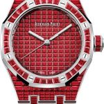 Audemars Piguet Royal Oak Selfwinding Ruby 37mm “50th Anniversary” White Gold Red Dial | 15554BC.RR.1274BC.01