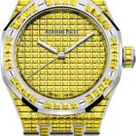Audemars Piguet Royal Oak Selfwinding Yellow Chrysoberyl 37mm “50th Anniversary” White Gold Yellow Dial | 15554BC.RY.1274BC.01