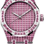 Audemars Piguet Royal Oak Selfwinding Pink Tourmaline 41mm “50th Anniversary” White Gold Pink Dial | 15514BC.TM.1284BC.01
