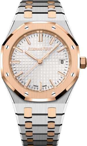 Audemars Piguet Royal Oak Selfwinding “50th Anniversary” Rose Gold/Stainless Steel 34mm Silver Dial | 77450SR.OO.1361SR.01