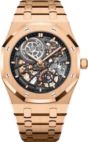 Audemars Piguet Royal Oak Jumbo Extra-Thin Openworked 39mm “50th Anniversary” Rose Gold | 16204OR.OO.1240OR.01
