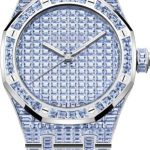 Audemars Piguet Royal Oak Selfwinding Tanzanite 41mm “50th Anniversary” White Gold Blue Violet Dial | 15514BC.TF.1284BC.01