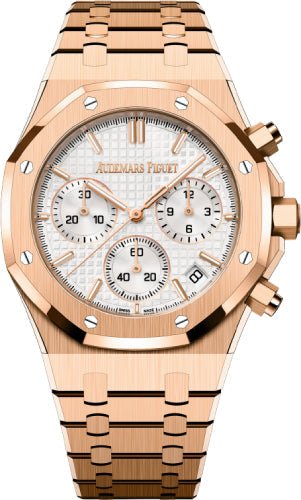 Audemars Piguet Royal Oak Chronograph 41mm “50th Anniversary” Rose Gold Silver Dial | 26240OR.OO.1320OR.03