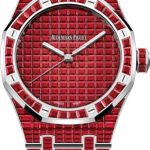 Audemars Piguet Royal Oak Selfwinding Ruby 41mm “50th Anniversary” White Gold Red Dial | 15514BC.RR.1284BC.01