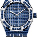 Audemars Piguet Royal Oak Selfwinding Blue Sapphire 37mm “50th Anniversary” White Gold Blue Dial | 15554BC.SS.1274BC.01