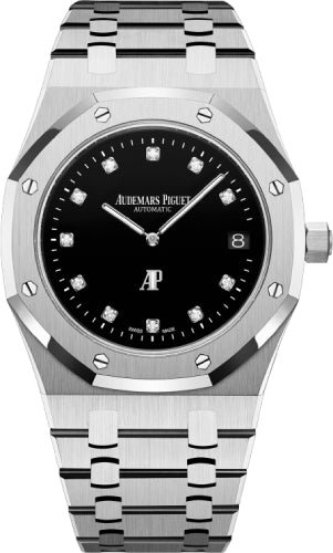 Audemars Piguet Royal Oak “Jumbo” 39mm Extra-Thin Platinum Black Diamond Dial | 15206PT.OO.1240PT.01