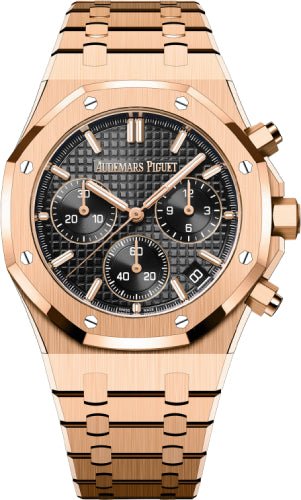 Audemars Piguet Royal Oak Chronograph 41mm “50th Anniversary” Rose Gold Black Dial | 26240OR.OO.1320OR.02