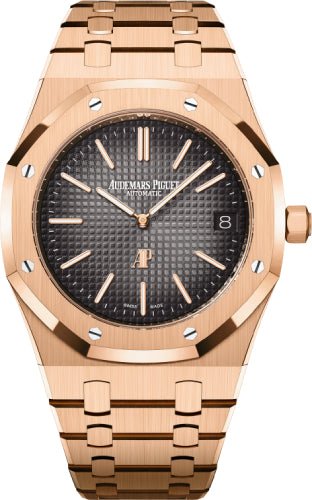 Audemars Piguet Royal Oak Jumbo Extra-Thin 39mm “50th Anniversary” Rose Gold Grey Dial | 16202OR.OO.1240OR.01