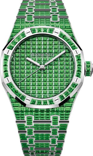 Audemars Piguet Royal Oak Selfwinding Tsavorite “50th Anniversary” 41mm White Gold Green Dial | 15514BC.TV.1284BC.01