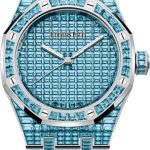 Audemars Piguet Royal Oak Selfwinding Blue Topaz 37mm “50th Anniversary” White Gold Blue Dial | 15554BC.TO.1274BC.01