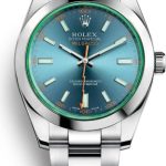 Rolex Milgauss 40 mm Green Crystal Stainless Steel Blue Dial Watch – 116400GV