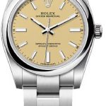 Rolex Oyster Perpetual 34 Beige Dial Oyster Bracelet – 124200