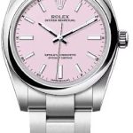 Rolex Oyster Perpetual 34 Candy Pink Dial Oyster Bracelet – 124200