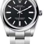 Rolex Oyster Perpetual 34 Black Dial Oyster Bracelet – 124200