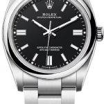 Rolex Oyster Perpetual 36 Black Dial Oyster Bracelet – 126000