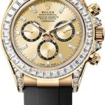 Rolex Cosmograph Daytona 40mm Yellow Gold Diamond-Set Dial Oysterflex Bracelet Diamond-Set Bezel and Diamond-Set Lugs – 126539TBR | 2024 Model