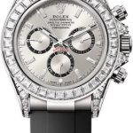 Rolex Cosmograph Daytona 40mm White Gold Diamond-Set Dial Oysterflex Bracelet Diamond-Set Bezel and Diamond-Set Lugs – 126539TBR | 2024 Model