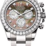 Rolex Cosmograph Daytona 40mm Black & White MOP Diamond-Set Dial Oyster Bracelet Diamond-Set Bezel – 126579RBR | 2024 Model
