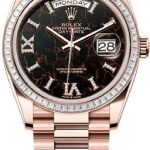 Rolex Day-Date 36 36mm Eisenkiesel Diamond-Set Dial Diamond-Set Bezel President Bracelet – 128395TBR | 2024 Model