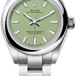 Rolex Oyster Perpetual 28 Pistachio Green Dial Oyster bracelet – 276200