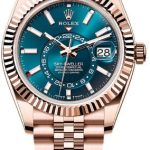 Rolex Sky-Dweller 42mm Blue-Green Dial Fluted Bezel Jubilee Bracelet – 336935 | 2024 Model