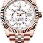 Rolex Sky-Dweller 42mm Intense White Dial Fluted Bezel Jubilee Bracelet – 336935 | 2024 Model