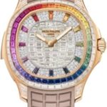 Patek Philippe Aquanaut Luce “Rainbow” Minute Repeater Haute Joaillerie Rose Gold/Diamonds Rubber | 5260/355R-001