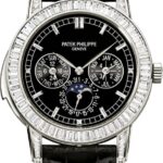 Patek Philippe 5073P-001 Complications Day-Date Annual Calendar 42 mm Moon Phase Black Index Platinum Diamond Set Automatic – 42mm
