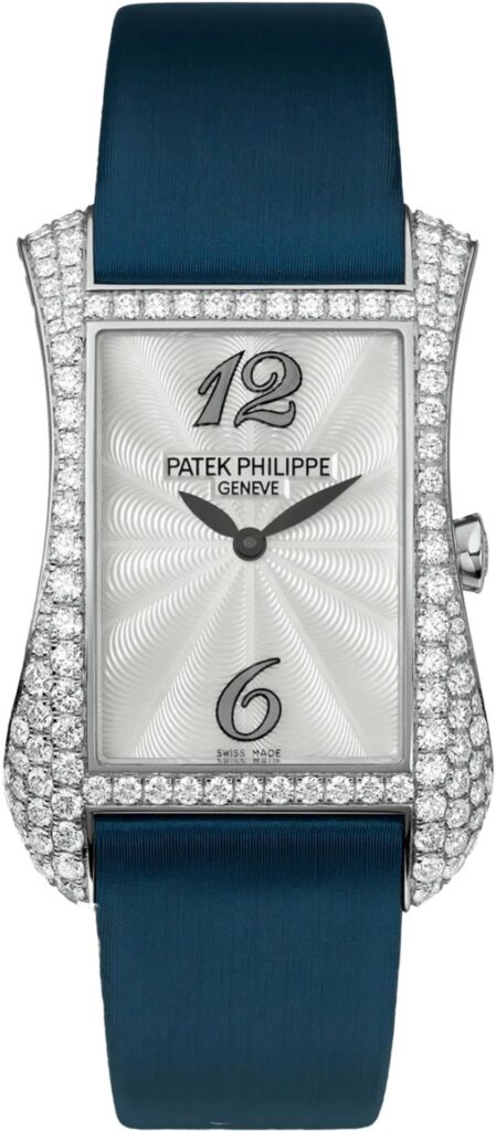 Patek Philippe Gondolo 40 mm Serata Guilloched White Gold White Mother of Pearl Arabic Dial – 4972G-001