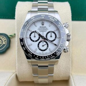 Rolex Daytona “Panda” 40mm – Stainless Steel, White Dial