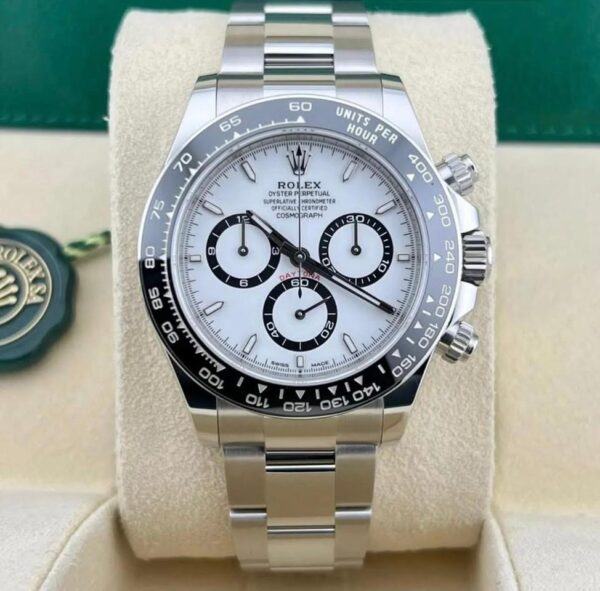 Rolex Daytona “Panda” 40mm – Stainless Steel, White Dial