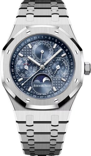 Audemars Piguet Royal Oak Perpetual Calendar 41 mm Blue “Grande Tapisserie” Dial – 26674ST.OO.1320ST.01